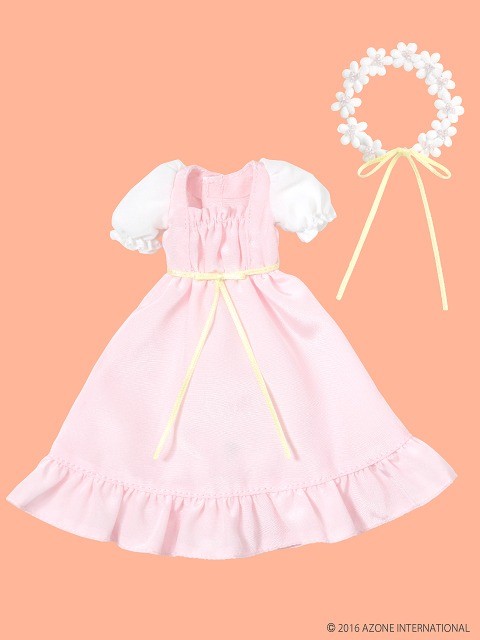 Flower Crown Dress Set (Pink), Azone, Accessories, 1/6, 4582119983390